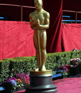 HOLLYWOOD - FEBRUARY 28: Oscar statues are seen on the red carpet the day before the Academy Awards at Hollywood and Highland on February 28, 2004 in Hollywood, California. (Photo by Frazer Harrison/Getty Images) *** Local Caption ***