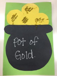 St Patrick's Day Pot of Gold Kid's Easy Craft Idea