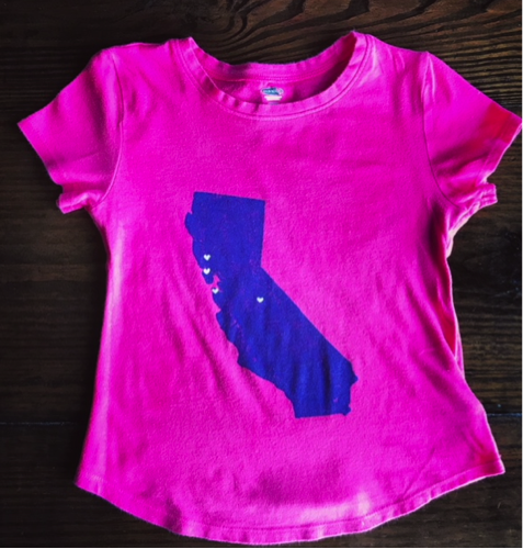 DIY California T-shirt