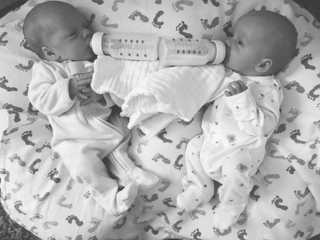 breastfeeding twins