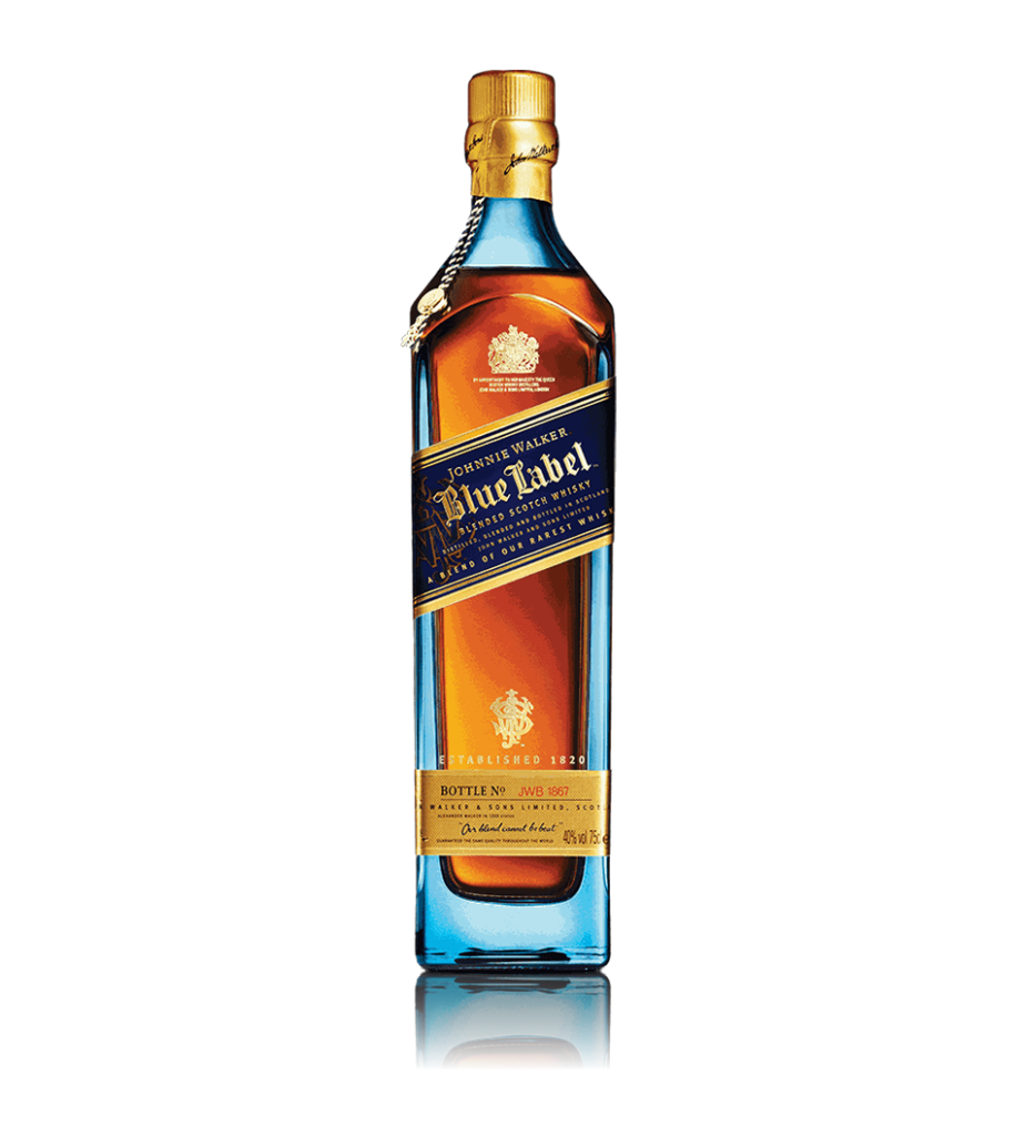 johnnie walker blue label scotch whiskey