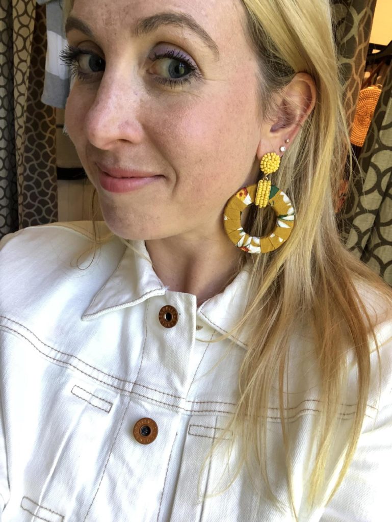 statement earring from Ambiance boutique in San Francisco
