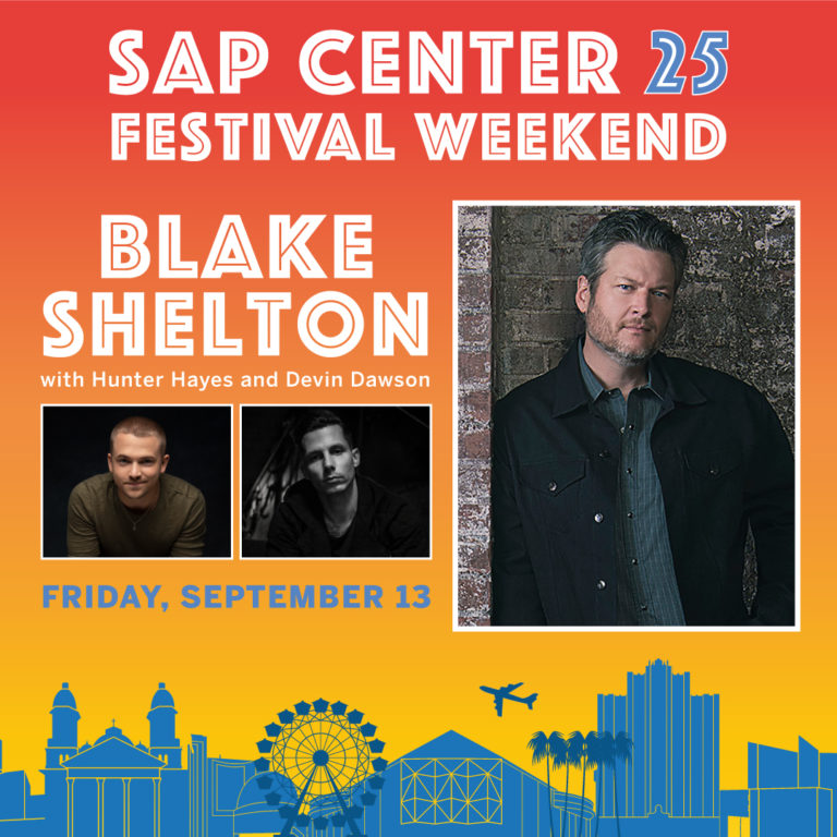 Ticket Giveaway! See Blake Shelton Live at SAP Center on Sept. 13