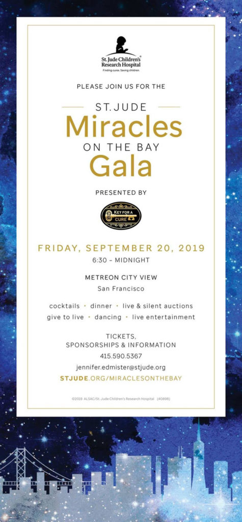 St. Jude Miracles on the Bay Gala 2019 Invitation