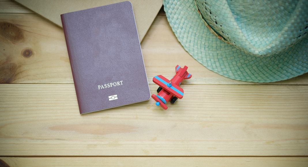 passport and toy