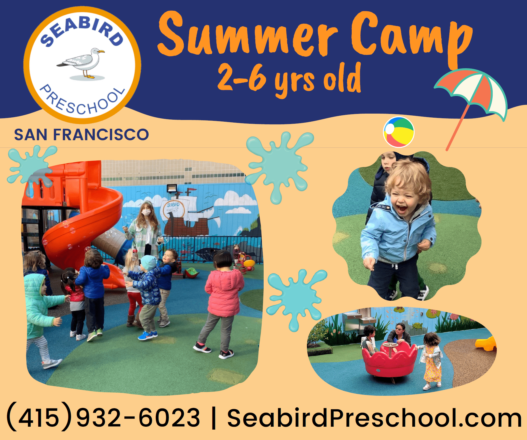 Check out Seabird Preschool  Summer Camp!
