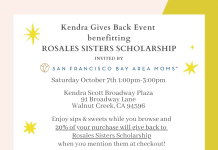It's A Sweets and Sips Event at Kendra Scott!